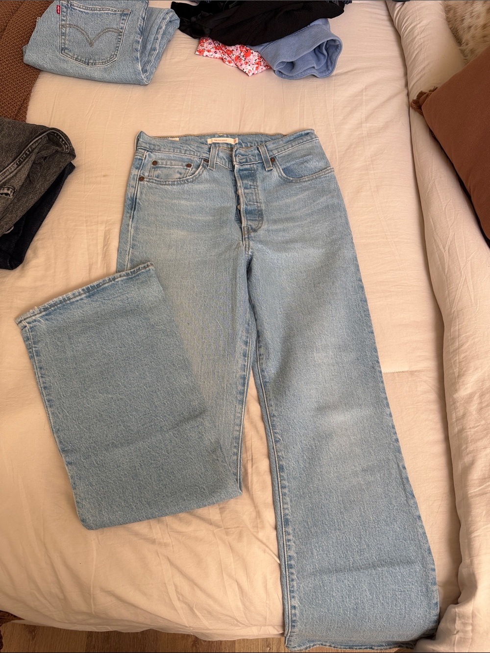 Levi's Light Blue Flare Jeans